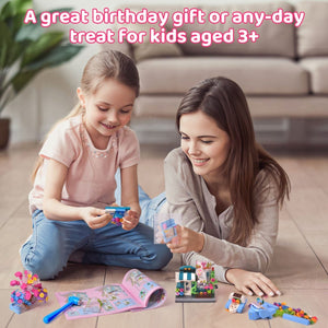 356PCS Flower House Creative City Street View Building Blocks - PopFun