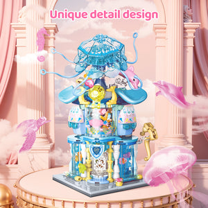 700PCS Fantasy Aquarium Building Blocks Set