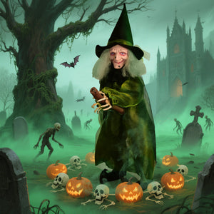 Halloween Flying Witches Hanging Decor