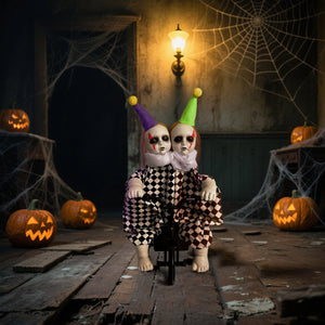 Halloween Biking Clown Decors
