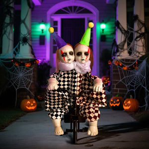 Halloween Biking Clown Decors