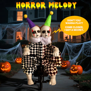 Halloween Biking Clown Decors