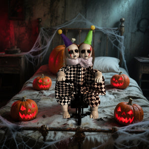 Halloween Biking Clown Decors