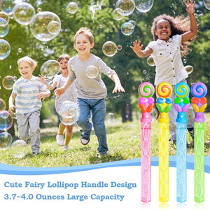Assorted Macaron Lollipop Bubble Wands - PopFun