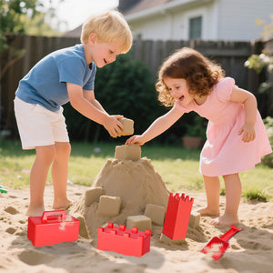 Snow Fort Building Block - Beach Sand Toys for Kids, Sand Castle Mold Kit, Winter Summer Outdoor Fun Toys for Boys Girls Toddler Adults Birthday Gifts
