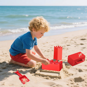 Snow Fort Building Block - Beach Sand Toys for Kids, Sand Castle Mold Kit, Winter Summer Outdoor Fun Toys for Boys Girls Toddler Adults Birthday Gifts