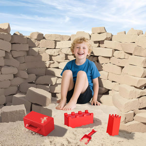Snow Fort Building Block - Beach Sand Toys for Kids, Sand Castle Mold Kit, Winter Summer Outdoor Fun Toys for Boys Girls Toddler Adults Birthday Gifts