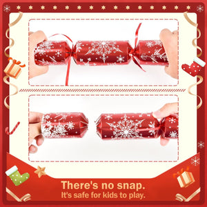 12 Pack Christmas No Snap Party Favors with Party Hat - PopFun