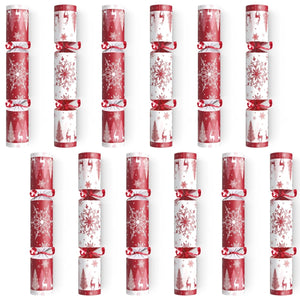 12 Pack Christmas Red & White Party Favors - PopFun