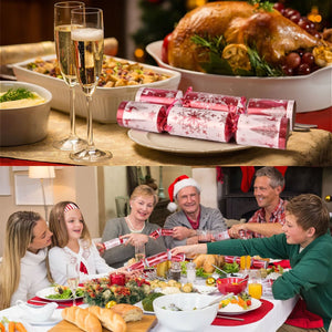 12 Pack Christmas Red & White Party Favors - PopFun