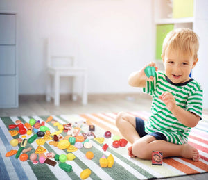 128 Pcs Kids Kitchen Play Food Set - PopFun