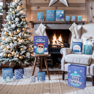 28PCS Christmas Gift Bags Bulk with Handles - PopFun