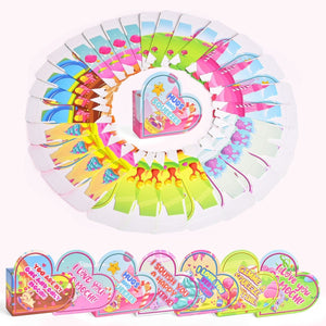 28PCs Valentine’s Mochi Squishy Soft Toys with Heart Gift Box - PopFun