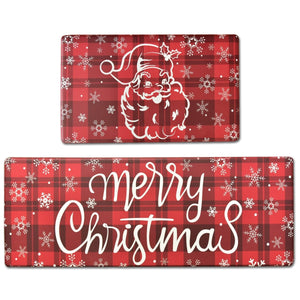 2PCS Christmas Santa Claus Kitchen Mat - PopFun