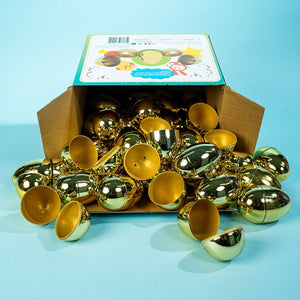 36 PCs Golden Fillable Easter Eggs - PopFun