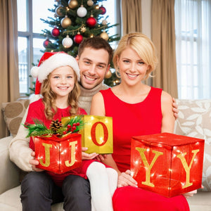 3PCS Inflatables Christmas Lighted Gift Boxes - PopFun