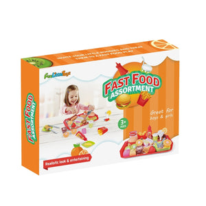 40 Pcs Pretend Play Fast Food Meal Set - PopFun