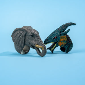 Easter Eggs Prefilled with Animal Rings 24pcs