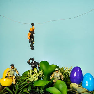 Easter Eggs Prefilled with Army Toys 12pcs