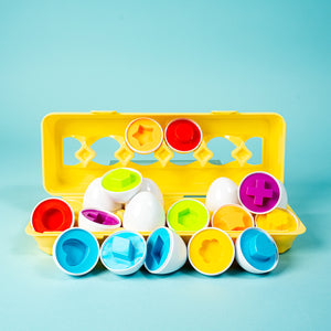 Shape Matching Toy Egg Set (12pcs)