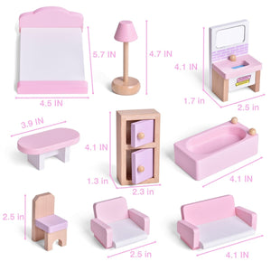 Adorable Dollhouse Furniture Set - PopFun