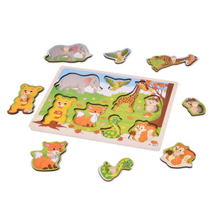 Alphabet Numbers and Animal Puzzles - PopFun