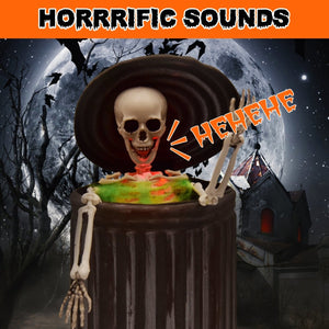Animated Skeleton in a Trashcan - PopFun