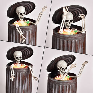Animated Skeleton in a Trashcan - PopFun