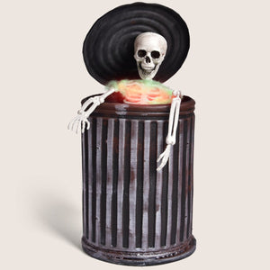 Animated Skeleton in a Trashcan - PopFun