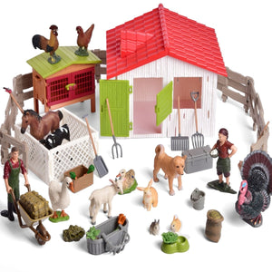 Big Barn Farm Toys (59pcs) - PopFun