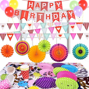Birthday Party Decorating Kit (73pcs) - PopFun