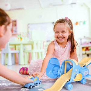Blue Cargo Airplane Playset - PopFun