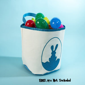 Blue Easter Bunny Basket - PopFun