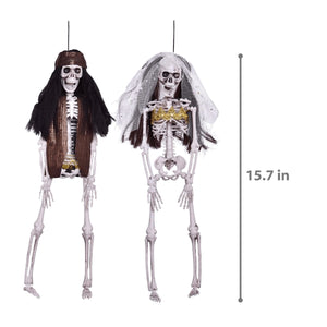 Bride & Groom Halloween Skeleton | PopFun
