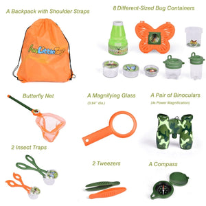 Bug Catcher Kit: 18 Piece Bundle - PopFun