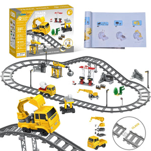 Build Your Own Toy Train Track - PopFun
