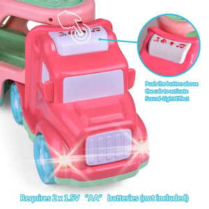 Cartoon Vehicles with Carrier Truck - PopFun