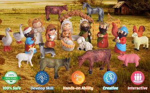 Christmas Advent Calendar Nativity Scene Set - PopFun