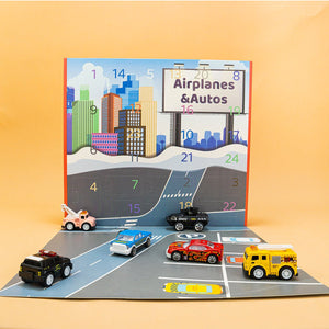Christmas Countdown Advent Calendar with Cars - PopFun