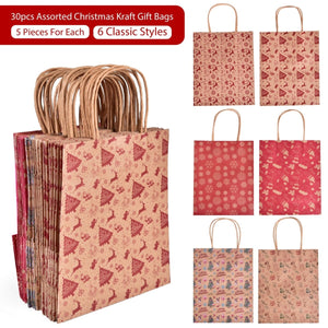 Christmas Gift Bags- Pattern Designs - PopFun