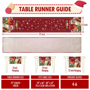 Christmas Santa Claus Table Runner - PopFun