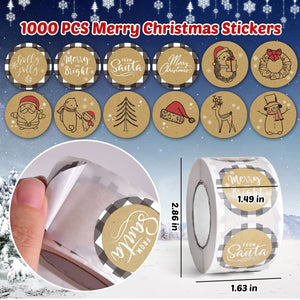 Christmas Stickers Roll - PopFun