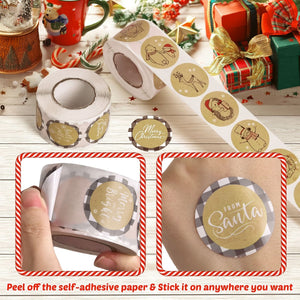 Christmas Stickers Roll - PopFun