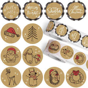 Christmas Stickers Roll - PopFun