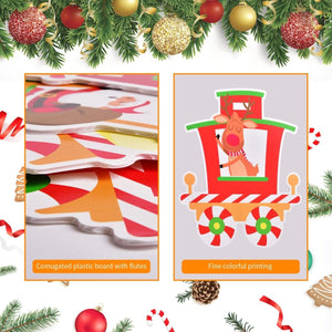 Christmas Train Set Yard Signs - PopFun