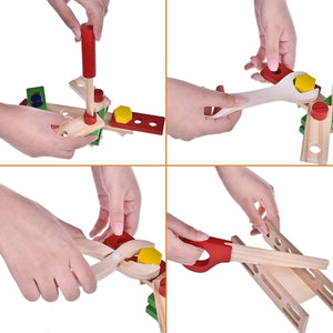 Classic Wooden Tool Box - PopFun