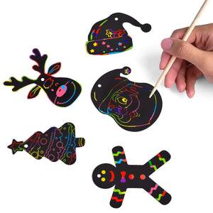 Colorful Christmas Scratch Art - PopFun
