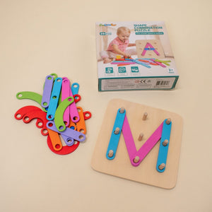 Early Learner Wooden Construction Puzzle - PopFun