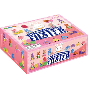 Easter Egg Prefilled With Bunny and Chick Plushies - PopFun