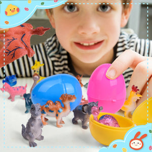 Easter Eggs Prefilled with Animal Toys 50 Pcs - PopFun